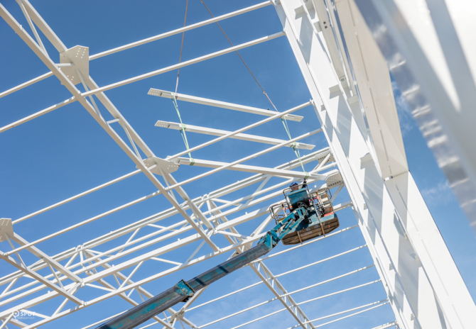 Gepoedercoate staalconstructie Brink Staalgroep&reg;